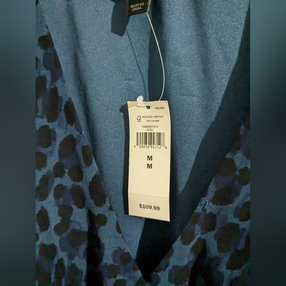 NWT-Banana republic faux wrap dress with accordion pleat skirt - Picture 6 of 6